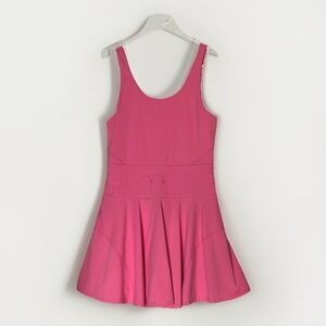 Womens Pink Tennis Dress Skort Built In Shorts Athletic Workout Golf Stretch M